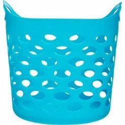 Vente flash 👍 Clean House Panier à Linge "Lou" 28L Gris 🔔 -Métal Soldes 3560239308263 2