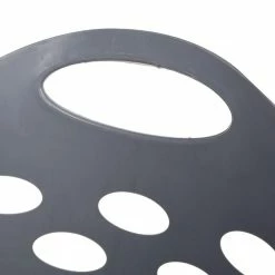 De gros ❤️ Clean House Corbeille à Linge 60L Gris 🔥 -Métal Soldes 3560239369646 3