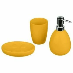 Remise 🥰 Five Simply smart Set de 3 Accessoires Salle de Bain "Sun" Blanc 👏 -Métal Soldes 3560239663553 1
