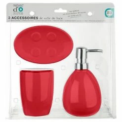 Remise 🥰 Five Simply smart Set de 3 Accessoires Salle de Bain "Sun" Blanc 👏 -Métal Soldes 3560239663560 5