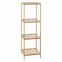 Meilleur prix ⌛ 5Five Etagère 5 niveaux salle bain Varia naturel bambou - Bambou 🤩 -Métal Soldes 3560239680437 4