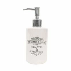 Remise 👍 Paris prix Distributeur de Savon "Vintage" 17cm Blanc 🌟