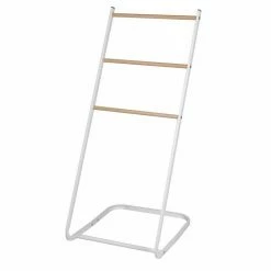 Meilleure affaire 😀 Paris prix Porte Serviette Design "Modern Loft" 93cm Blanc 💯