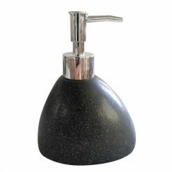 Le moins cher 🔔 Paris prix Distributeur de Savon Design "Minéral" 14cm Gris 🎁