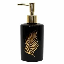 Remise 🤩 Paris prix Distributeur de Savon Imprimé "Orbella" 17cm Noir 👏