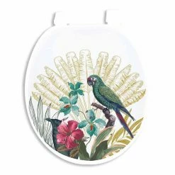 Meilleure affaire 🌟 Paris prix Abattant WC Imprimé "Equatorial" 47cm Blanc 😉