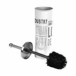 Coupon 🔔 Paris prix Brosse WC Imprimé "Urban Loft" 38cm Blanc 🔥