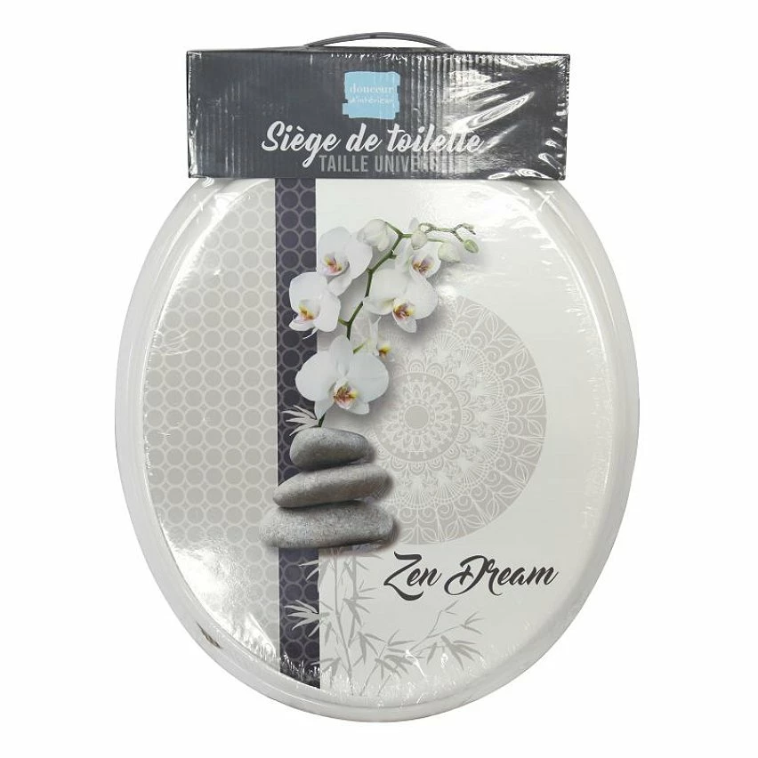 Offres 👍 Paris prix Abattant WC Imprimé "Orchizen" 47cm Naturel 🤩 2 Offres 👍 Paris prix Abattant WC Imprimé "Orchizen" 47cm Naturel 🤩 – Image 2