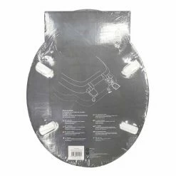 Le moins cher 🌟 Paris prix Abattant WC Imprimé "Equilibre" 47cm Gris & Bleu 🔥 -Métal Soldes 3574388011905 3