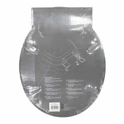 Promo ✨ Paris prix Abattant WC Imprimé "Kubia" 47cm Gris 🎉 5 Promo ✨ Paris prix Abattant WC Imprimé "Kubia" 47cm Gris 🎉 -Métal Soldes 3574388011912 3