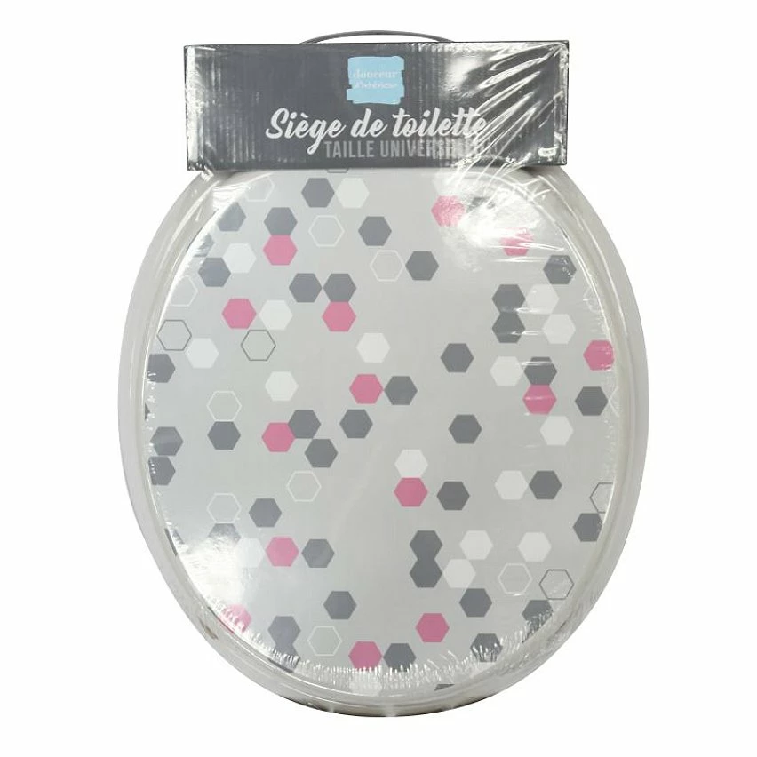 Grosses soldes 🌟 Paris prix Abattant WC Imprimé "Effervescence" 47cm Gris 👏 2 Grosses soldes 🌟 Paris prix Abattant WC Imprimé "Effervescence" 47cm Gris 👏 – Image 2