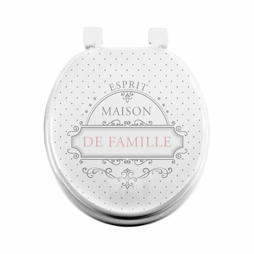 Acheter 😀 Paris prix Abattant WC Imprimé "Maison de Famille" 47cm Gris ❤️ 1 Acheter 😀 Paris prix Abattant WC Imprimé "Maison de Famille" 47cm Gris ❤️