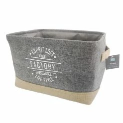 Meilleur prix 🥰 Douceur d'Intérieur Paniere 34x24xHt 22 cm et Jute Life Style 🎁 -Métal Soldes 3574388012612 4