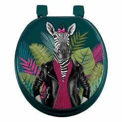 Meilleur prix 🔔 Paris prix Abattant WC Imprimé "Marty" 47cm Vert 🛒