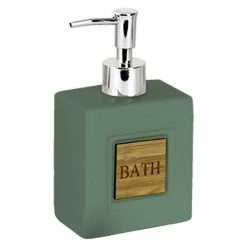 Sortie 🎉 Paris prix Distributeur de Savon "Cerawood" 16cm Kaki 😀