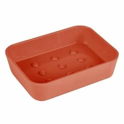 Offres 🔔 Paris prix Porte Savon Soft Touch "Vitamine" 12cm Terracotta 🥰