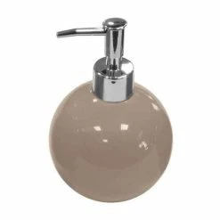 Le moins cher 👏 Paris prix Distributeur de Savon "Bullea" 16cm Taupe 💯