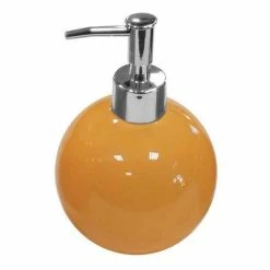 Coupon 😍 Paris prix Distributeur de Savon "Bullea" 16cm Ocre 👏