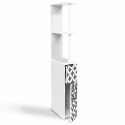 Meilleur prix 🧨 IDMARKET Meuble WC étagère WILLY 2 portes motif carreaux de ciment gris ⌛ 7 Meilleur prix 🧨 IDMARKET Meuble WC étagère WILLY 2 portes motif carreaux de ciment gris ⌛ -Métal Soldes 3662897012008 4