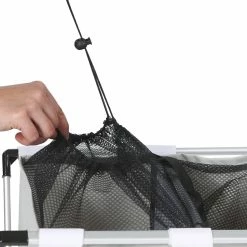 Meilleure affaire 👏 IDMARKET Panier à linge pliable 3 compartiments gris ✔️ -Métal Soldes 3662897020782 3