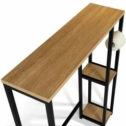 Meilleure vente ⭐ IDMARKET Meuble dessus WC avec étagères DETROIT design industriel 🎉 -Métal Soldes 3662897029037 4