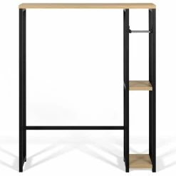 Meilleure vente ⭐ IDMARKET Meuble dessus WC avec étagères DETROIT design industriel 🎉 -Métal Soldes 3662897029037 5