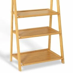 Bon marché 👏 IDMARKET Porte-serviettes bambou LANA 3 étagères 🤩 -Métal Soldes 3662897030132 5