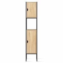 Promo 🎁 IDMARKET Meuble colonne DETROIT 2 portes design industriel 🥰 10 Promo 🎁 IDMARKET Meuble colonne DETROIT 2 portes design industriel 🥰 -Métal Soldes 3662897035557 5