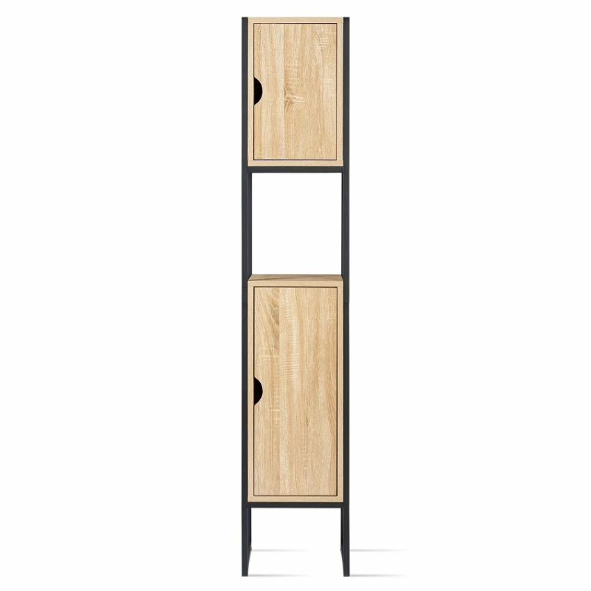 Promo 🎁 IDMARKET Meuble colonne DETROIT 2 portes design industriel 🥰 5 Promo 🎁 IDMARKET Meuble colonne DETROIT 2 portes design industriel 🥰 – Image 5