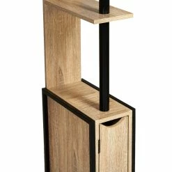 Budget 😉 IDMARKET Meuble WC 2 portes DETROIT avec étagères design industriel 🤩 -Métal Soldes 3662897043774 3