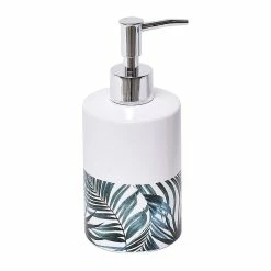 Meilleur prix 👏 Tendance Distributeur à Savon ou lotion en dolomite 320 ml déco Tropicale ❤️
