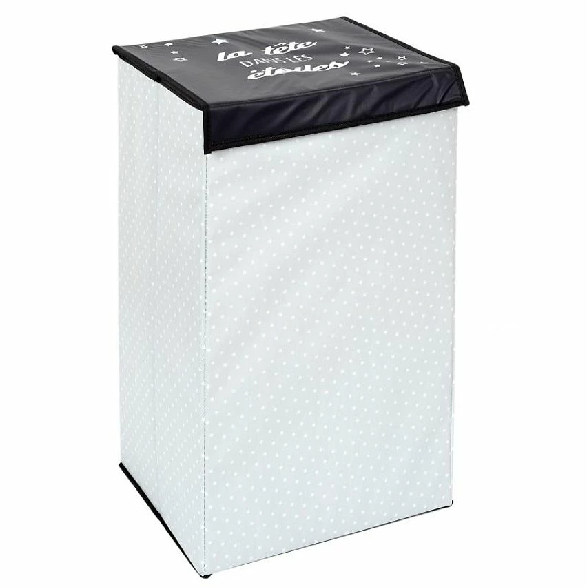 Bon marché ✨ Paris prix Panier à Linge Pliable "Garçon" 58cm Noir & Blanc 🔔 1 Bon marché ✨ Paris prix Panier à Linge Pliable "Garçon" 58cm Noir & Blanc 🔔