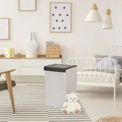 Bon marché ✨ Paris prix Panier à Linge Pliable "Garçon" 58cm Noir & Blanc 🔔 10 Bon marché ✨ Paris prix Panier à Linge Pliable "Garçon" 58cm Noir & Blanc 🔔 -Métal Soldes 3664944287179 5