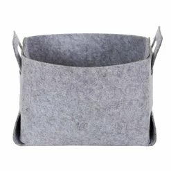 Grosses soldes 🎁 Paris prix Panier de Rangement "Feutre Pliable" 25cm Gris ✨