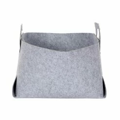 Coupon ❤️ Paris prix Panier de Rangement "Feutre Pliable" 50cm Gris 🥰