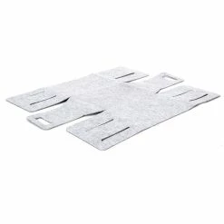 Coupon ❤️ Paris prix Panier de Rangement "Feutre Pliable" 50cm Gris 🥰 -Métal Soldes 3664944338345 3