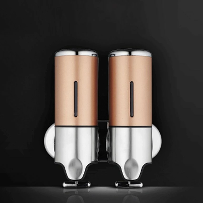 Promo 🥰 Distributeur Savon Liquide Acier Inoxydable Poussoir Double Réservoir 50Cl Doré YONIS ✔️ 1 Promo 🥰 Distributeur Savon Liquide Acier Inoxydable Poussoir Double Réservoir 50Cl Doré YONIS ✔️