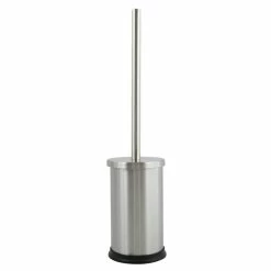 Promo 🌟 MSV Brosse Wc avec support Acier Inox Finition Matte 😍