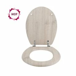 Remise 😀 MSV Abattant WC MDF Effet Bois- Charnières Inox 🤩 7 Remise 😀 MSV Abattant WC MDF Effet Bois- Charnières Inox 🤩 -Métal Soldes 3700703905974 2