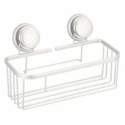 Meilleur prix 🔔 MSV Etagère panier de douche à ventouses Alu ⌛