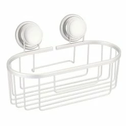 Meilleure vente ⌛ MSV Etagère panier de douche à ventouses Alu 🎁