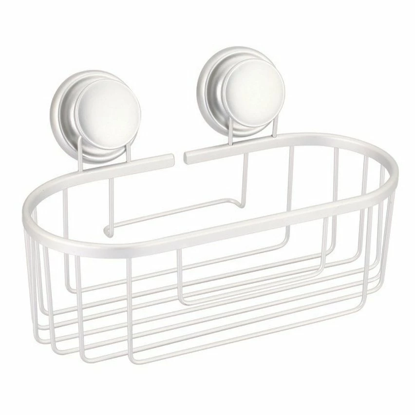 Meilleure vente ⌛ MSV Etagère panier de douche à ventouses Alu 🎁 1 Meilleure vente ⌛ MSV Etagère panier de douche à ventouses Alu 🎁