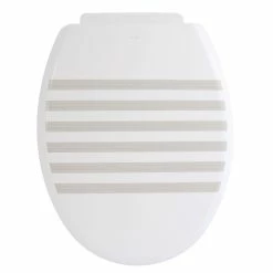 Les meilleures critiques de 🔔 MSV Abattant WC PP SEAUVILLE Gris & Blanc - Charnières PS 🥰