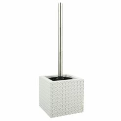 Top 10 👏 MSV Brosse Wc avec support MDF & Acier Inox Mozaik Blanc 🛒