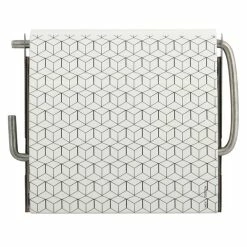 Offres 👍 MSV Porte Rouleau Papier Wc Mural MOZAIK Inox & MDF Gris & Blanc ⭐ -Métal Soldes 3700703937982 2