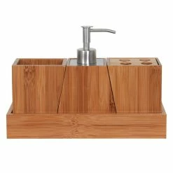 Les meilleures critiques de 🥰 MSV Ensemble de 3 accessoires de salle de bain KEA Inox & Bambou 😉