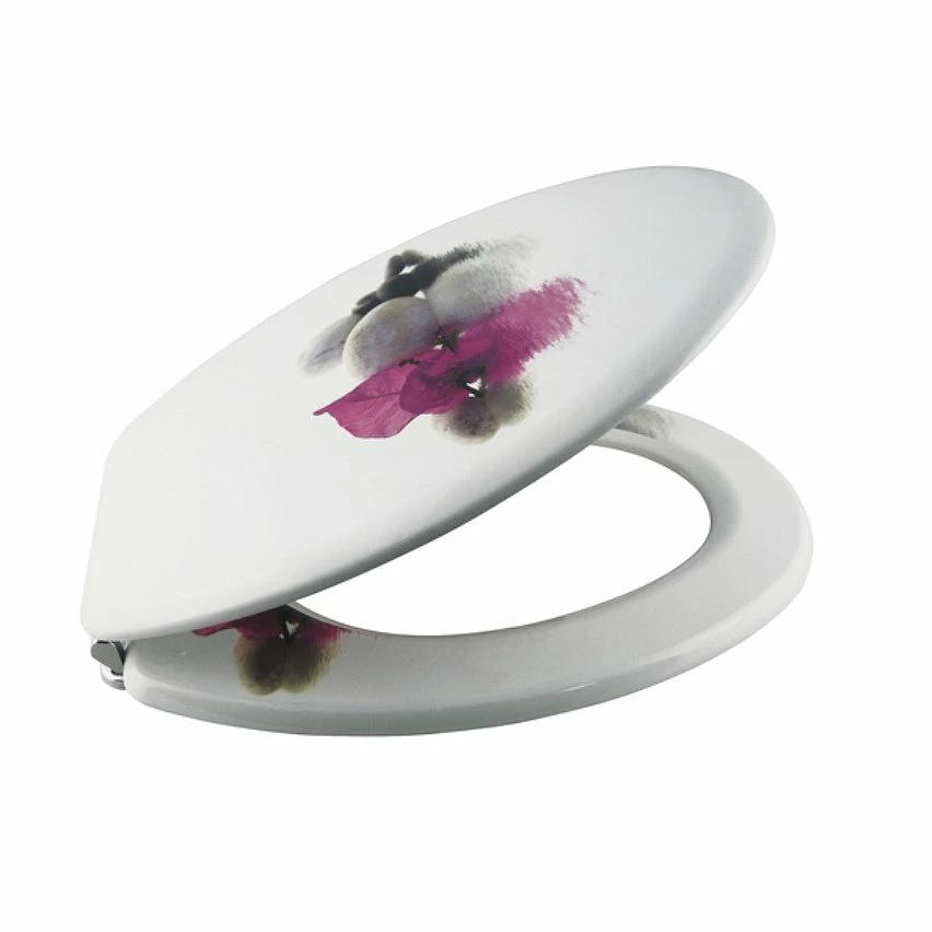 Nouveau 🌟 MSV Abattant WC MDF BORNÉO - Charnières Inox 😀 3 Nouveau 🌟 MSV Abattant WC MDF BORNÉO - Charnières Inox 😀 – Image 3