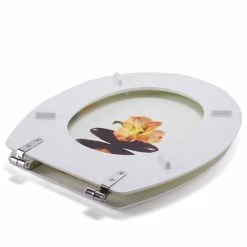 Nouveau 😉 MSV Abattant WC MDF MANILA Blanc - Charnières Inox 👏 6 Nouveau 😉 MSV Abattant WC MDF MANILA Blanc - Charnières Inox 👏 -Métal Soldes 3700703947691 3