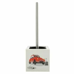 Bon marché 🎁 MSV Brosse Wc avec support MDF & Inox Voiture 2Cv ❤️