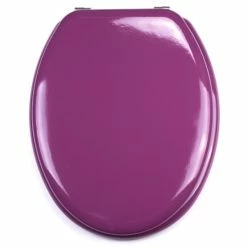 Acheter 😀 MSV Abattant WC MDF CLÉO Violet - Charnières Inox 🌟